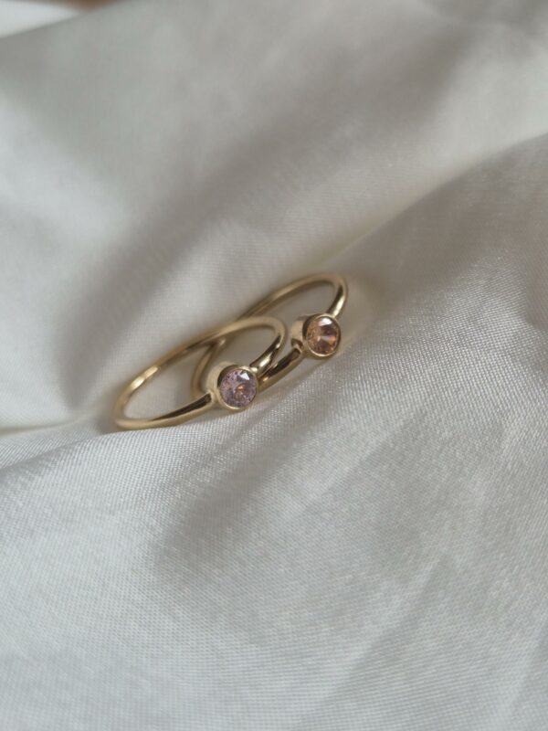 Geboortesteen ring - Afbeelding 4