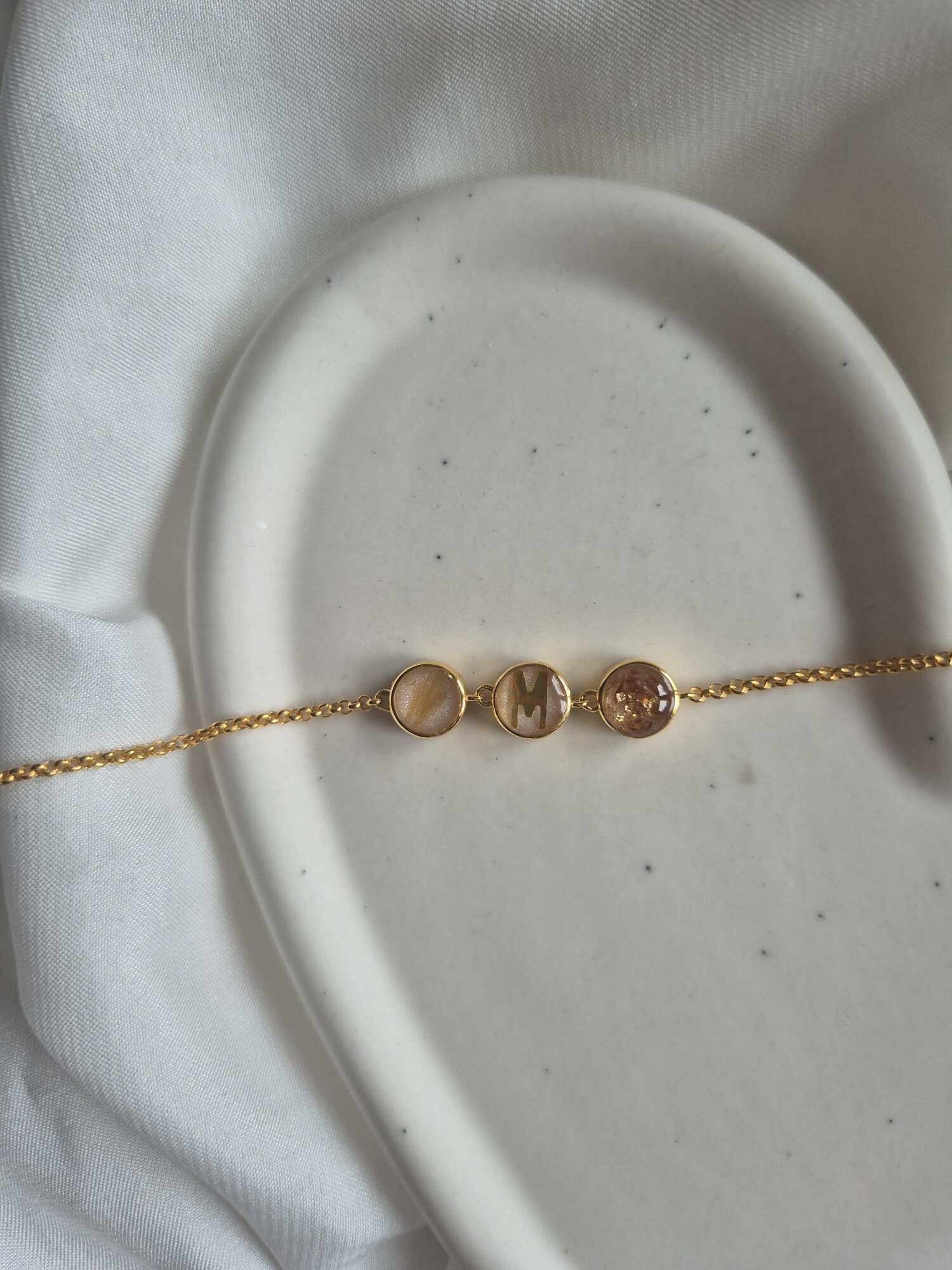 Drie stenen armband - Afbeelding 5