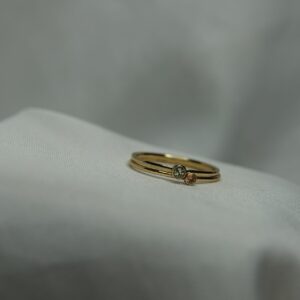 Geboortesteenring 2 mm