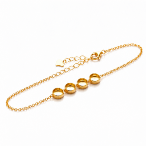 Vier stenen armband