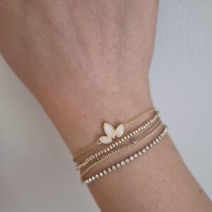 Armband drie bladeren